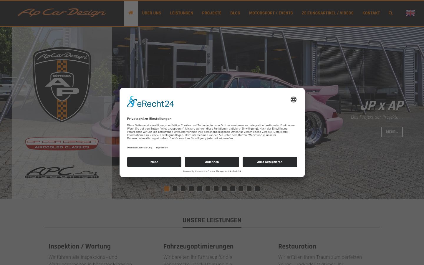 Screenshot tal-banner tal-kunsens muri qabel kwalunkwe interazzjoni