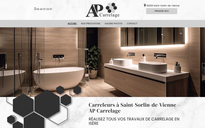 Screenshot of ap-carrelage.fr