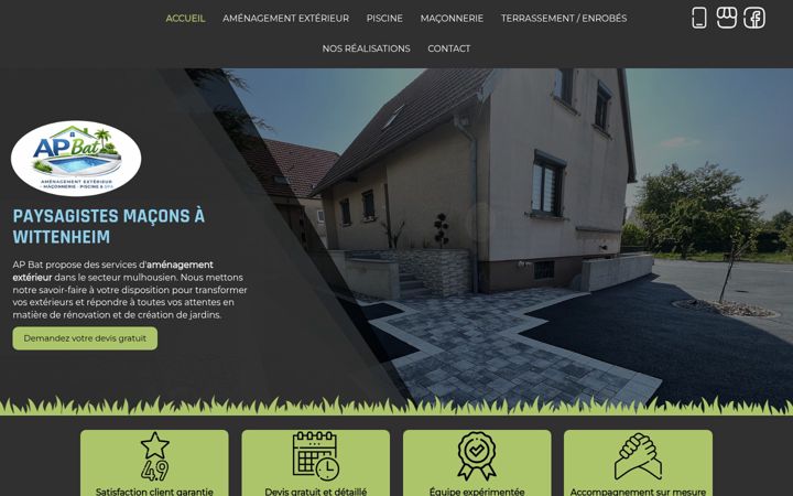 Screenshot of ap-creation-paysage.com