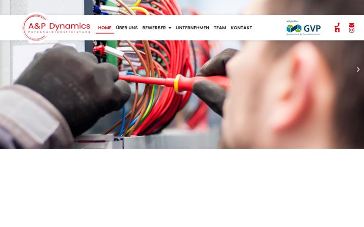 Screenshot of ap-dynamics.de