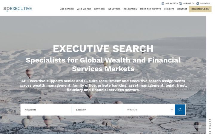 Screenshot of ap-executive.com