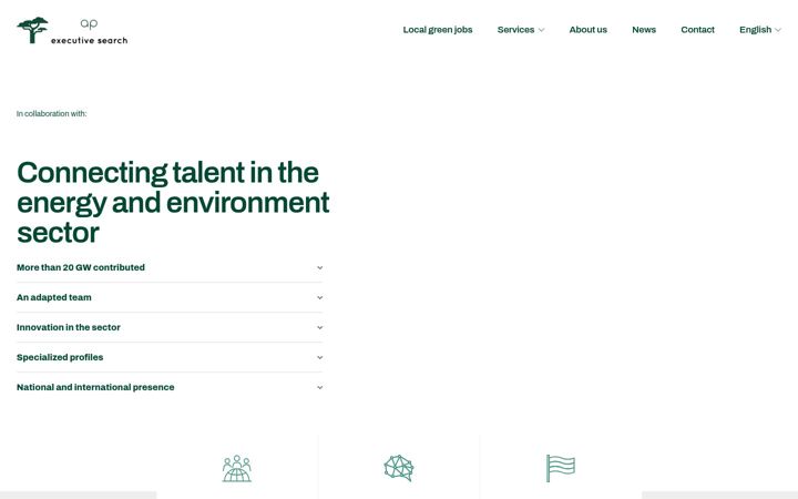 Screenshot of ap-executivesearch.com