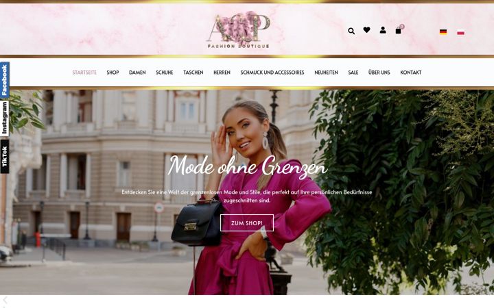 Screenshot von ap-fashion-boutique.de