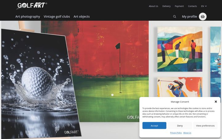 Screenshot di ap-golf.com