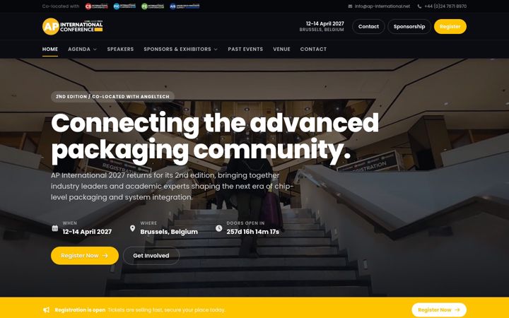 Screenshot of ap-international.net