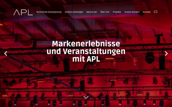 Screenshot of ap-live.de