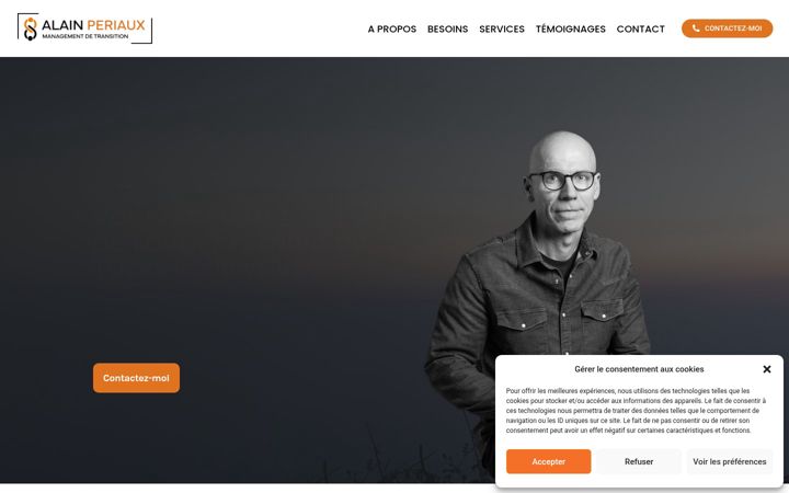 Kuvakaappaus sivustosta ap-management-transition.fr