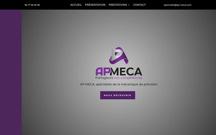 Screenshot of ap-meca.com