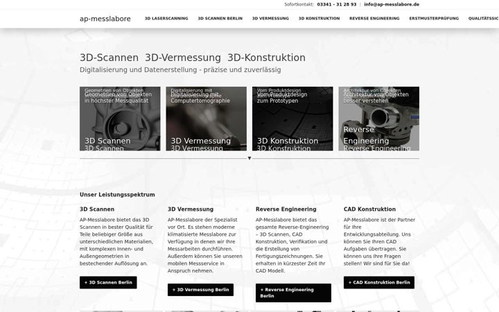 Screenshot of ap-messlabore.de