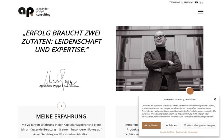 Screenshot of ap-poppe.de