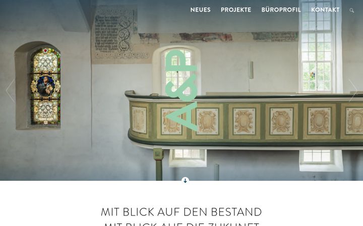 Screenshot of ap-projekte.de