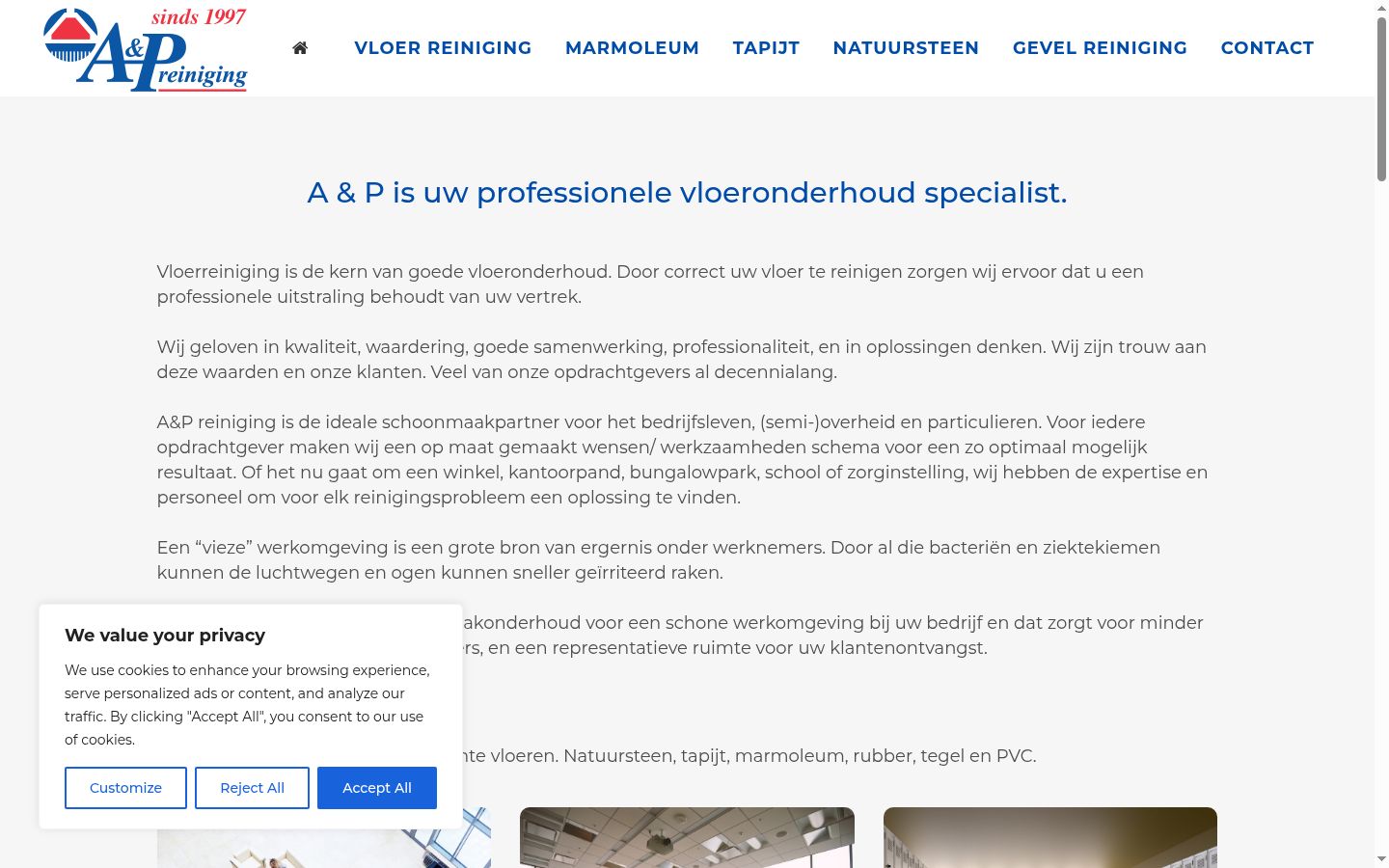 Screenshot tal-banner tal-kunsens muri qabel kwalunkwe interazzjoni