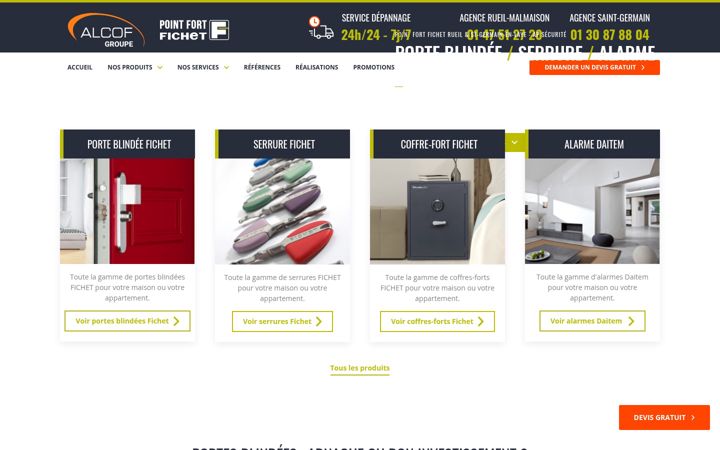 Screenshot of ap-securite.fr