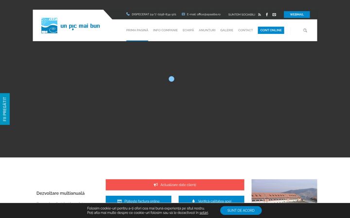 Screenshot of apaalba.ro