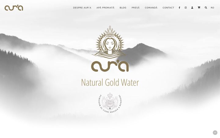Screenshot of apaaura.ro