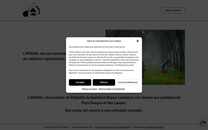 Screenshot di apabal.fr