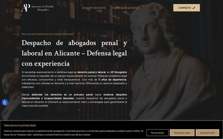 Screenshot of apabogadoscostablanca.es