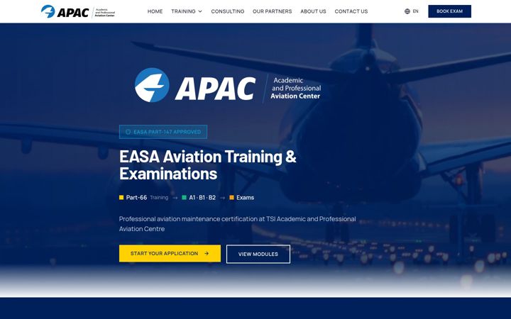 Screenshot ta' apac.lv