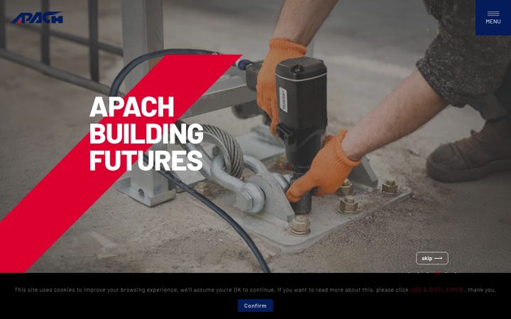 Screenshot of apach-tools.com