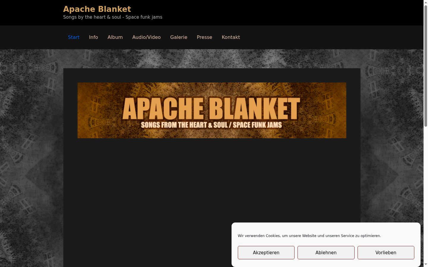 Screenshot tal-banner tal-kunsens muri qabel kwalunkwe interazzjoni