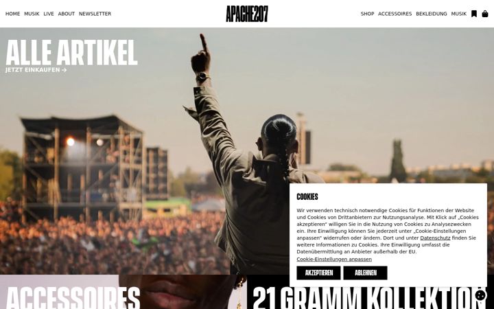 Screenshot ta' apache207.shop