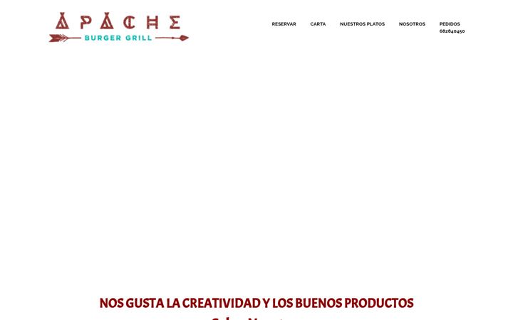 Zrzut ekranu apacheburgergrill.com