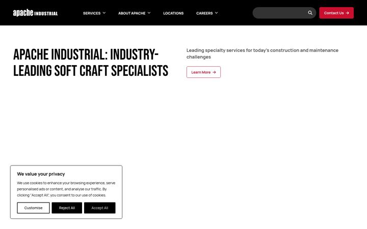 Screenshot of apacheip.com