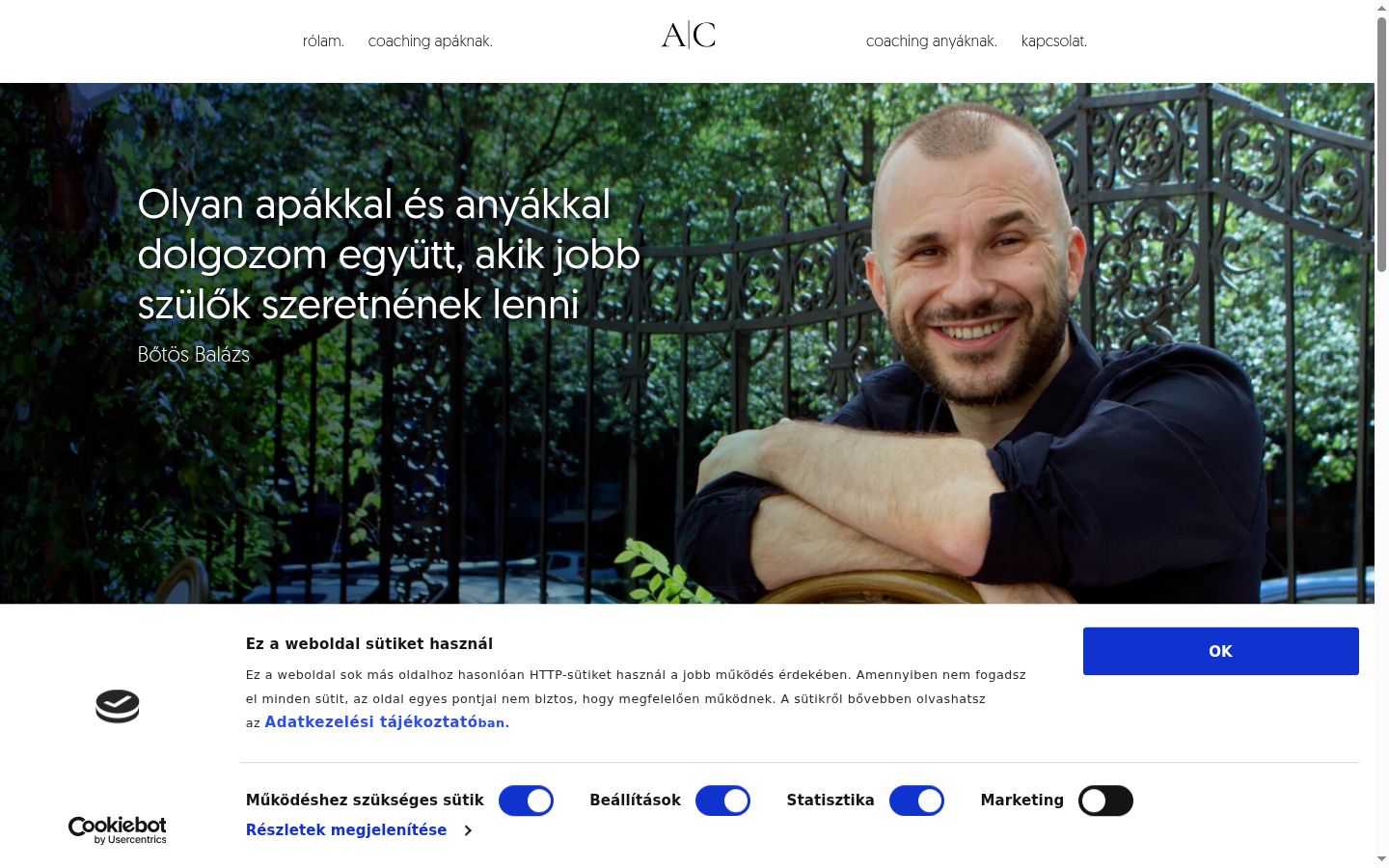 Snímek obrazovky baneru souhlasu zobrazeného před jakoukoli interakcí