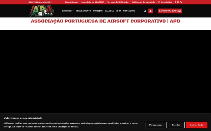 Screenshot di apacorp.org