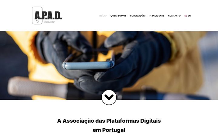 Screenshot di apad.pt