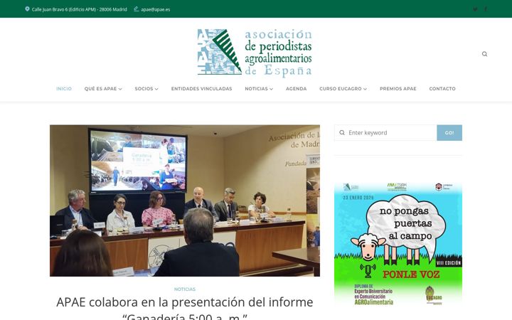 Screenshot of apae.es