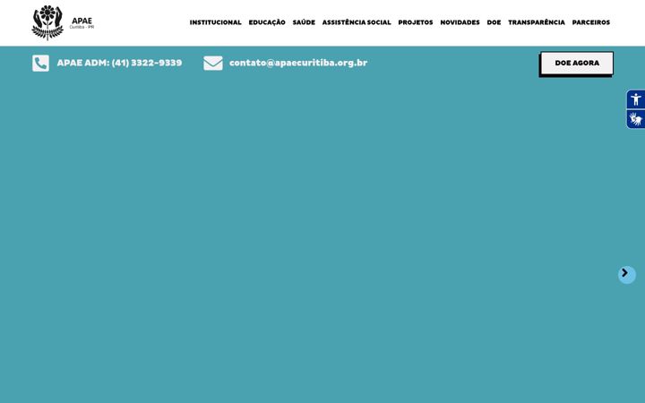 Screenshot ta' apaecuritiba.org.br