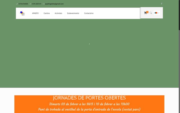 Screenshot van apaefo.com