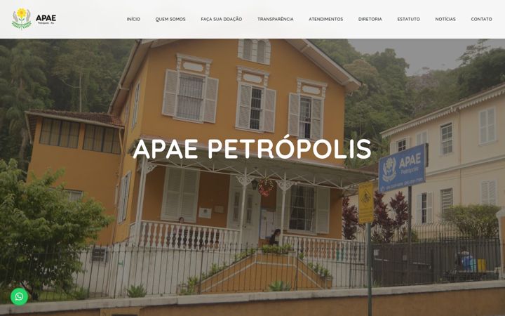 Screenshot ta' apaepetropolis.org.br
