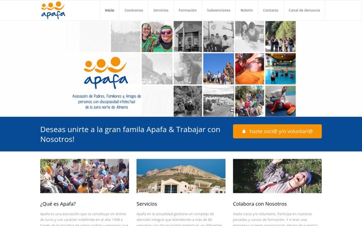 Screenshot of apafa.es