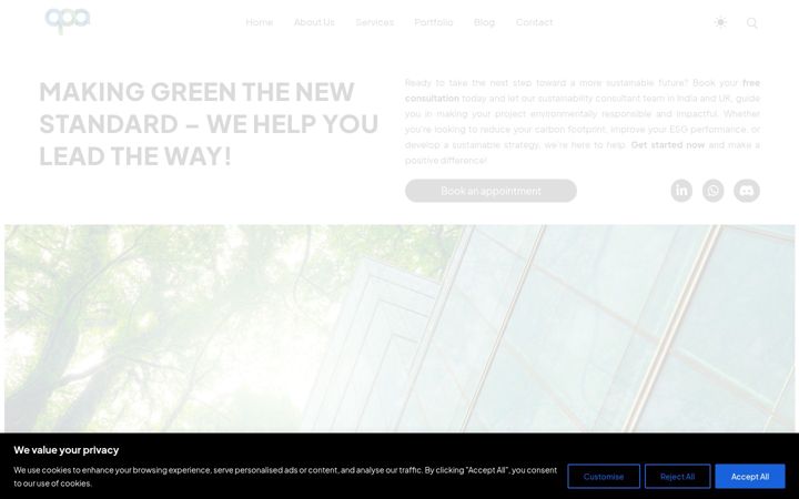 Screenshot van apagbc.com