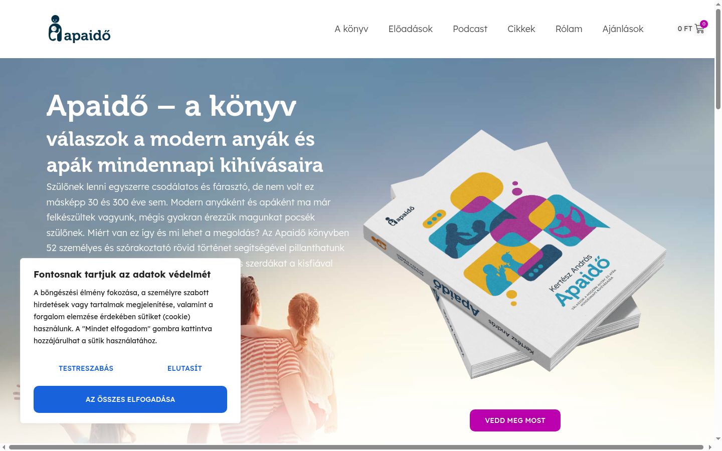 Screenshot tal-banner tal-kunsens muri qabel kwalunkwe interazzjoni