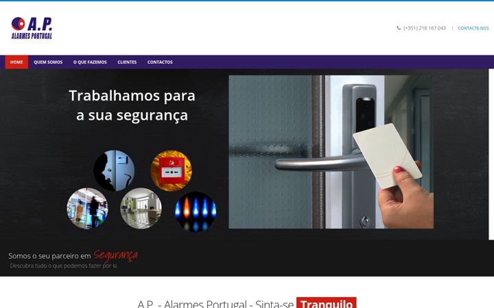 Screenshot von apalarmes.pt