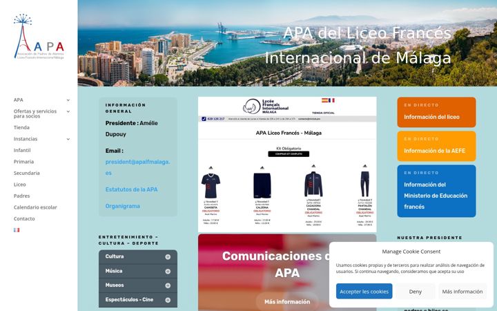 Screenshot of apalfmalaga.es