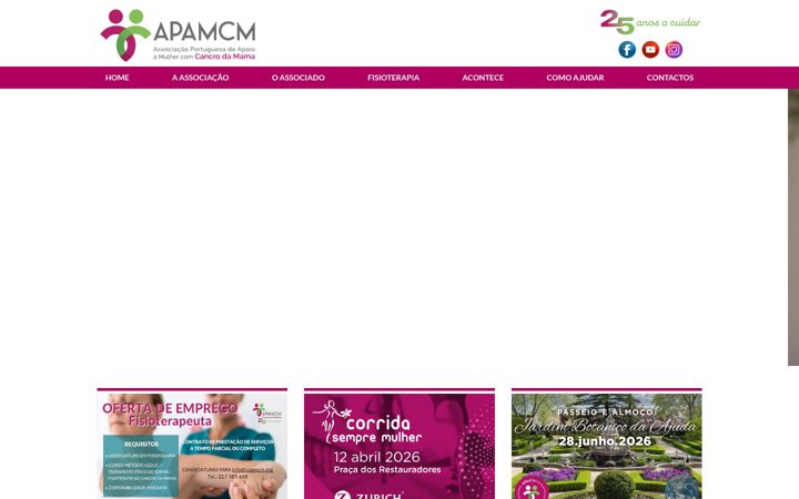 Screenshot of apamcm.org