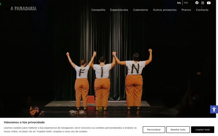 Screenshot of apanadaria.com