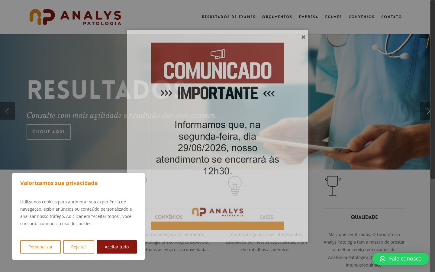Screenshot tal-banner tal-kunsens muri qabel kwalunkwe interazzjoni