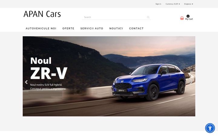 Screenshot of apancars.ro