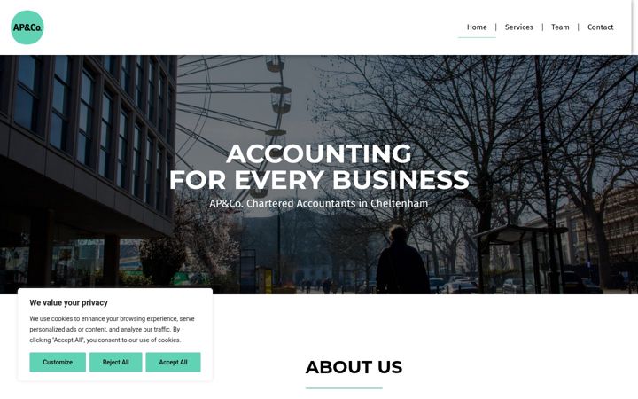 Screenshot of apandco.co.uk