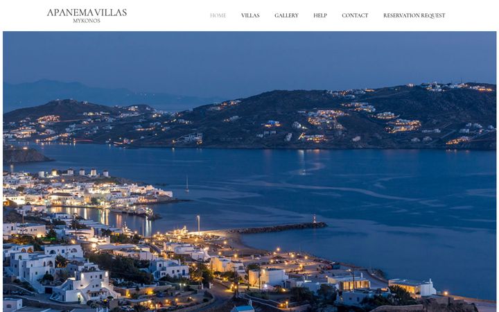 Screenshot of apanemavillas.com