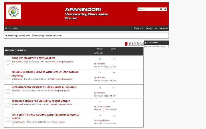 Screenshot of apanindori.com
