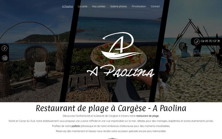 Screenshot of apaolina.fr