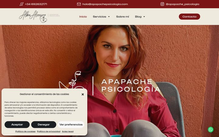 Screenshot di apapachepsicologia.com