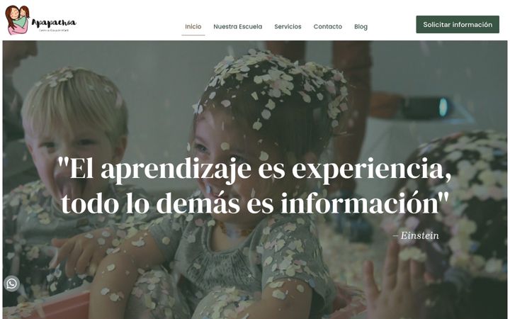 Screenshot di apapachoaescuelainfantil.com
