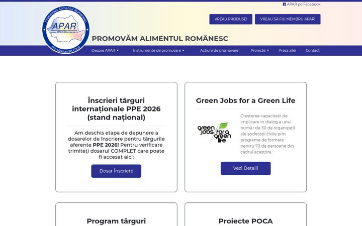 Screenshot of apar-romania.ro